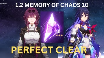1.2 Memory of Chaos 10 - E0 Kafka and E0 Seele Full Stars Clear - Honkai Star Rail