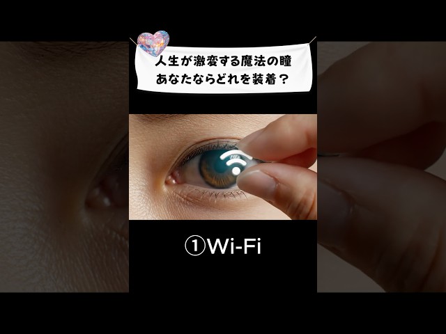 【ASMR】※悪用厳禁…天才になれる脳内チート、どれ選ぶ？🧠 Wi-Fi/コーヒー/絵画 #shorts
