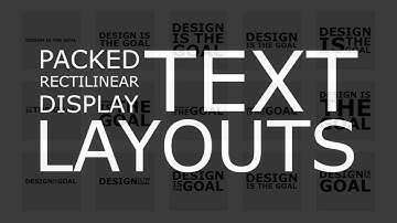 Generating Packed Rectilinear Display Text Layouts with Weighted Word Emphasis