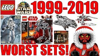 The 20 WORST LEGO Star Wars Sets Released From 19992019 By Year