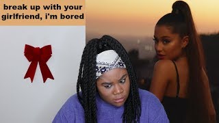 Ariana Grande - Break up with your girlfriend, i'm bored Music Video |REACTION|