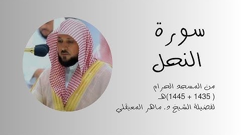 رتلَ فتألقَ فحبرَ القرآنَ تحبيرًا | سورة النحل - ماهر المعيقلي - جودة عالية