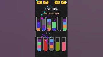 Water sort puzzle level 3904