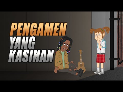 Pengamen Yang Kasihan Ft @trigon.official Animasi Sekolah Lucu - Naya & Loli