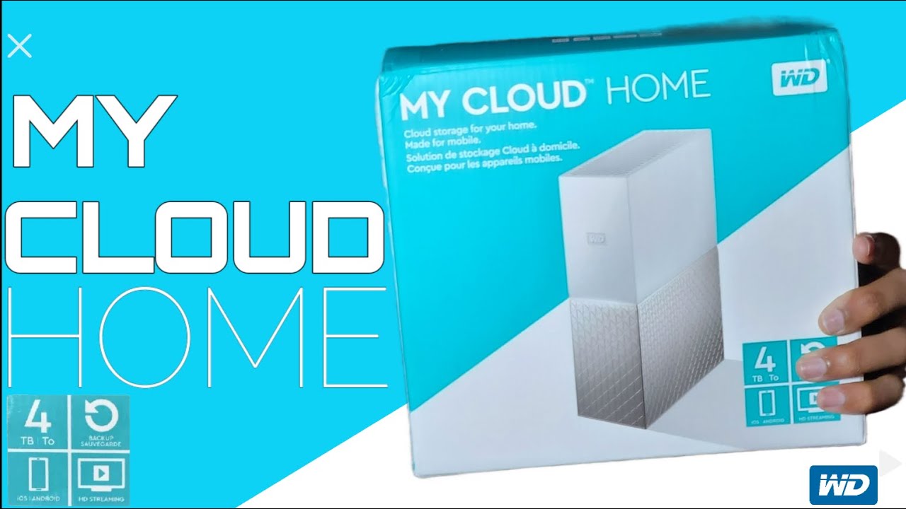 MY CLOUD HOME 4TB - YouTube