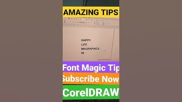 CorelDRAW tutorial font break NO PROBLEM 👉 SOLUTION HERE #short