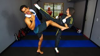 How to COUNTER a ROUNDHOUSE KICK in Sparring