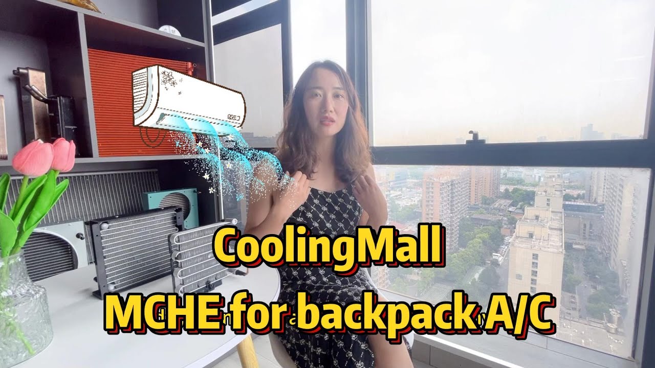 CoolingMall Micro Channel Condenser for backpack air conditioning - YouTube