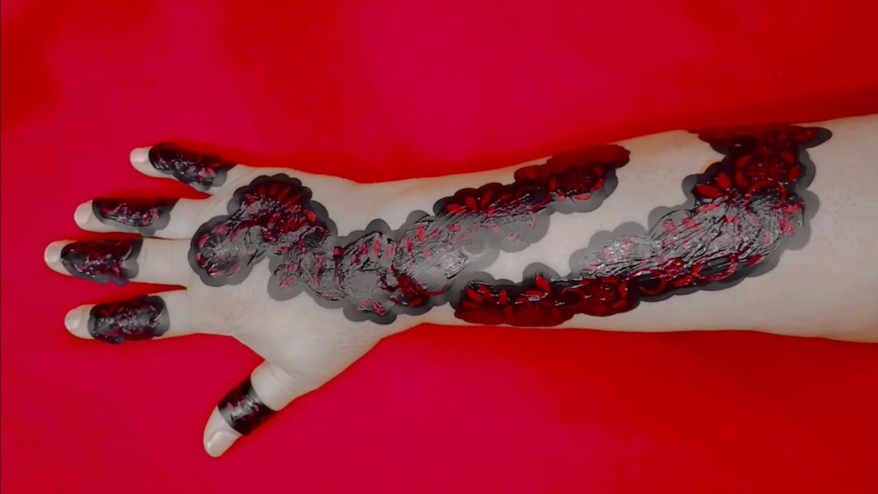 beautiful sticker mehndi design