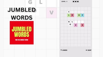 Jumbled Words Puzzle Game Source Code For iOS and Android