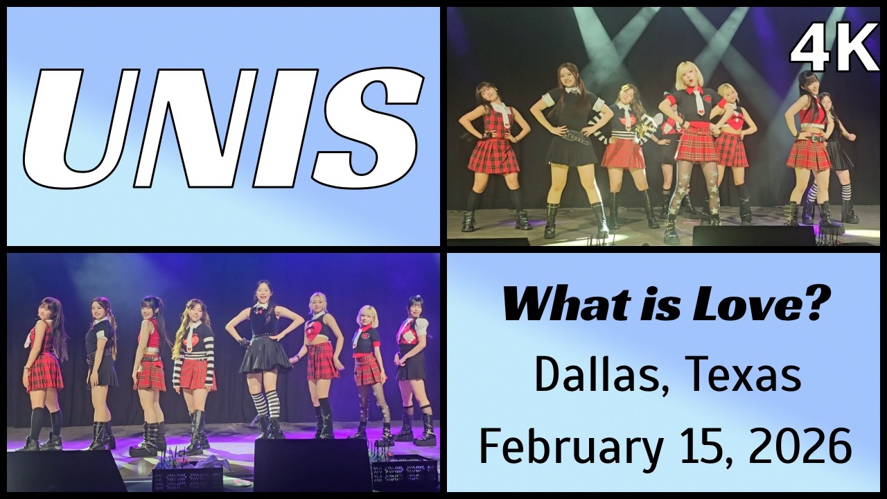 260215 유니스 UNIS - What is Love? (TWICE cover) live @ South Side Music Hall, Dallas, TX 4K Fancam