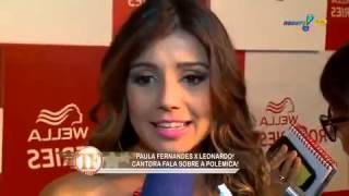 (TV Fama) Paula Fernandes explica polêmica com Leonardo e fala sobre o namoro