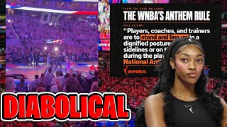 Damn WNBA FINALS HAS A MAJOR PROBLEM AFTER US CONGRESS OPENED RULE BOOK OVER NATIONAL ANTHEM MAYHEM