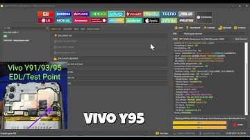 Vivo Y95 FRP with Unlock Tool Vivo 1807 Y95, Y91 EDL Point EDL Mode Boot Point