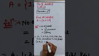 How to find number of subsets of a set