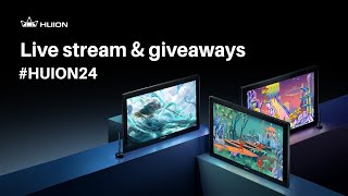 Huion 24 Unboxing Live Stream on Aug 18th 20:00 PDT