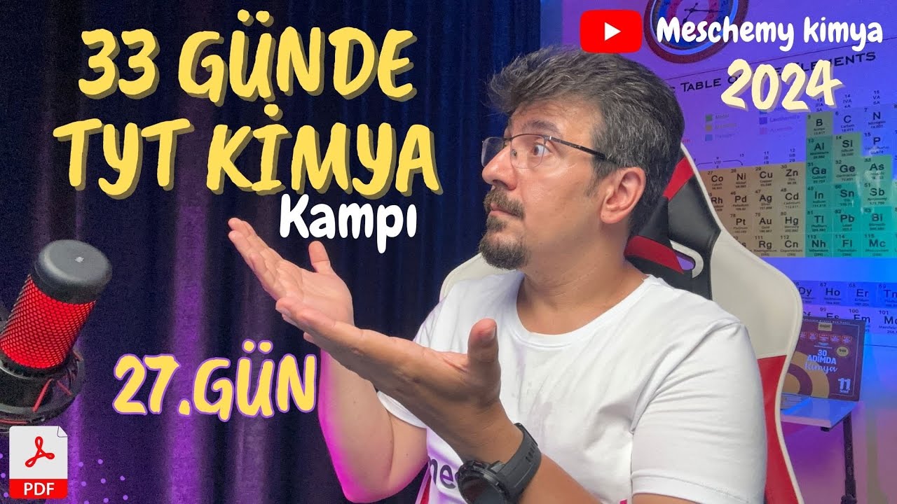 Karışımlar 3 Koligatif Özellikler | 33 Günde TYT Kimya Kampı | Z Takımı | 10. Sınıf | 27.gün