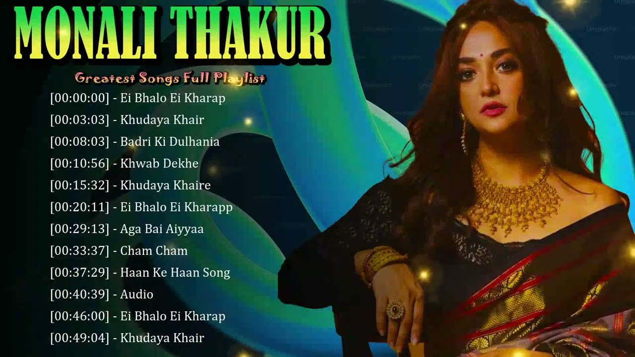 🌌 Monali Thakur – Vibrant, emotional, and romantic songs made to go viral 💞