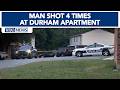 Man taken to hospital after early morning shooting in Durham