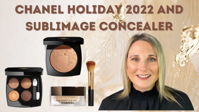 CHANEL HOLIDAY 2022 🌝 SWATCHES & REVIEW  Ombres de Lune Shadow, Eclat  Lunair Rose Or & Cuivre Dore 
