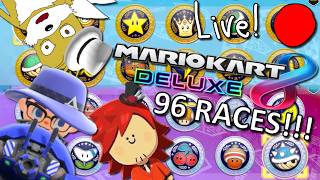 Weekend Stream! | The Idiotic Trio does 96 RACES in Mario Kart 8 Deluxe @Proper_Max