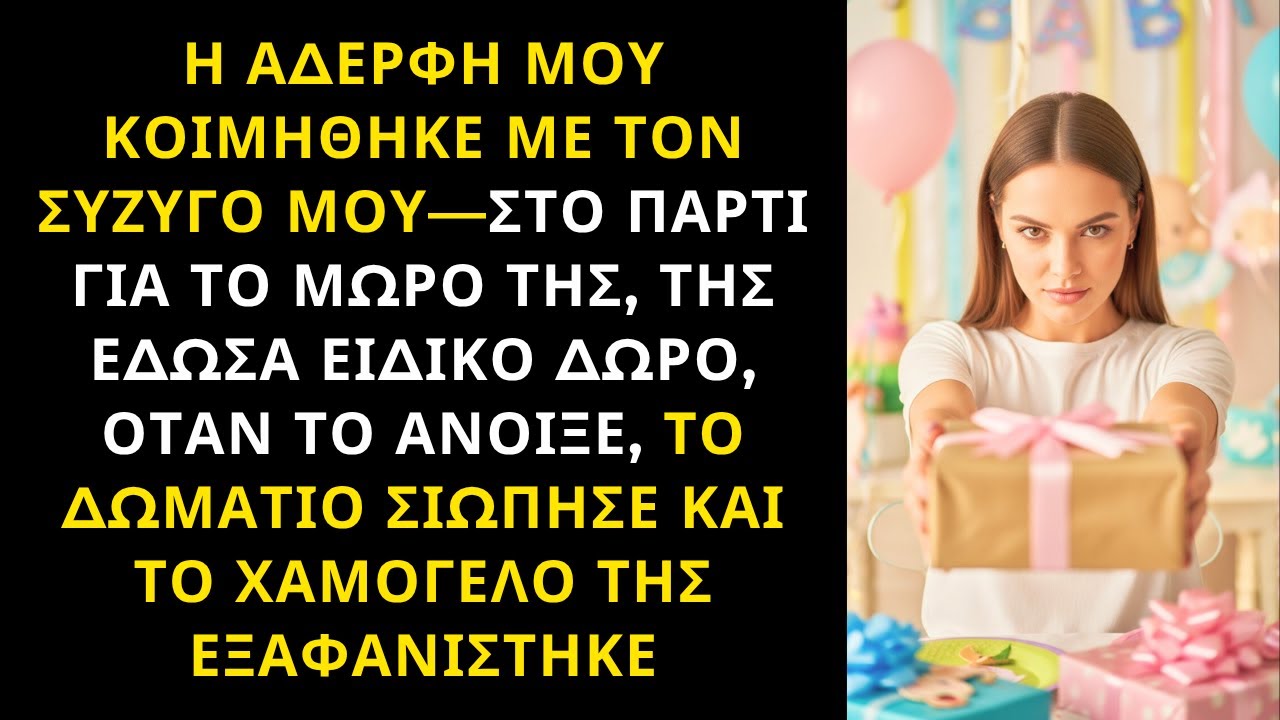 Η ΑΔΕΡΦΗ ΜΟΥ ΚΟΙΜΗΘΗΚΕ ΜΕ ΤΟΝ ΣΥΖΥΓΟ ΜΟΥ - ΣΤΟ ΠΑΡΤΙ ΜΩΡΟΥ ΤΗΣ ΕΔΩΣΑ ΔΩΡΟ ΠΟΥ ΤΗΣ ΣΒΗΣΕ ΤΟ ΧΑΜΟΓΕΛΟ