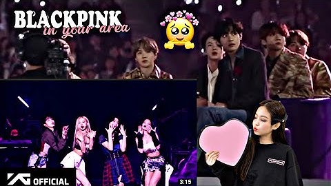 BTS REACTION BLACKPINK - Lovesick Girls (Live DVD THE SHOW 2021)