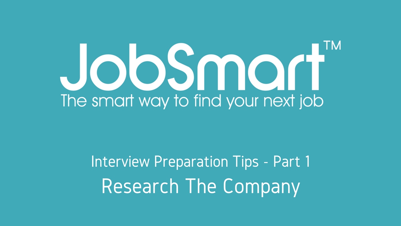 JobSmart Interview Tips - Part 1 - YouTube