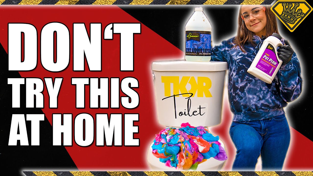 Can Elephant Toothpaste Blow Up a Toilet?!