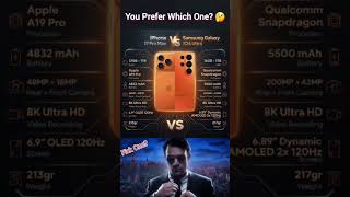 Iphone 17 Pro Max vs Samsung S26 Ultra #apple #smartphone #tech #shortsfeed #shorts #viral
