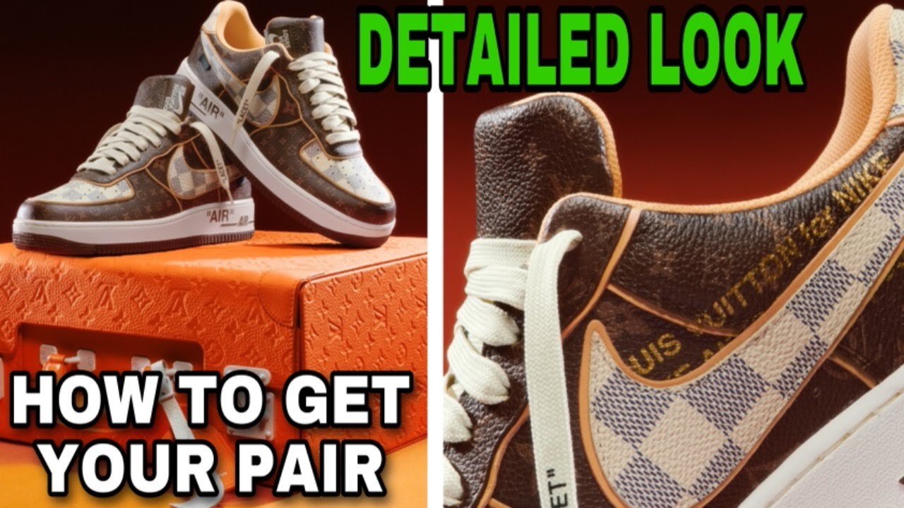 Louis Vuitton Virgil Abloh Nike Air Force 1 OFF WHITE Sneaker