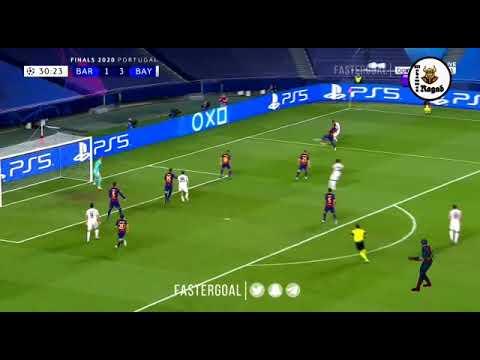 مسخرة البايرن لبرشلونة مع توزيع الاول ربك هو الواحد