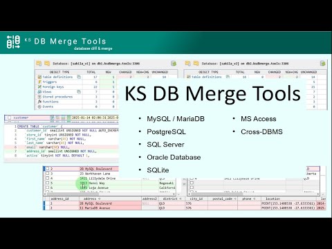 KS DB Merge Tools in 200 Seconds