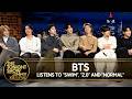 BTS Listens To SWIM 2 0 And NORMAL And Reveals The Meaning Behind Each Song Tonight Show