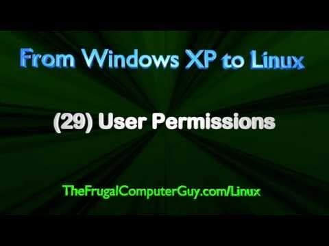 FromXPtoLinux(29) User Permissions