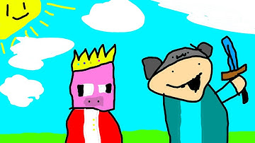 Beating Technoblade in a 1v1 (Definitely not clickbait)