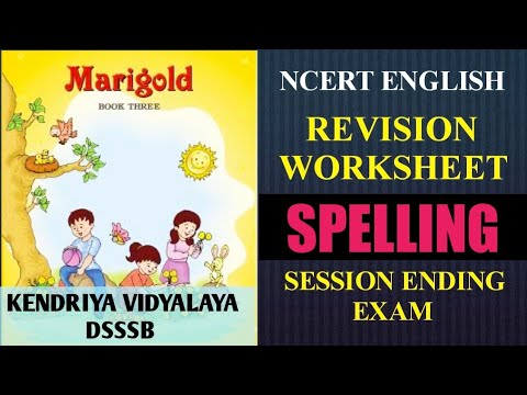 ncert class 3 english revision worksheet spelling class 3 english