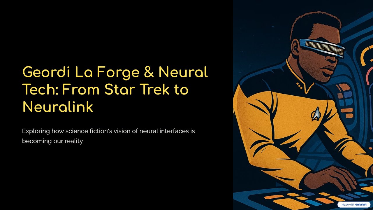 Geordi La Forge and Neural Tech: From Star Trek to Neuralink
