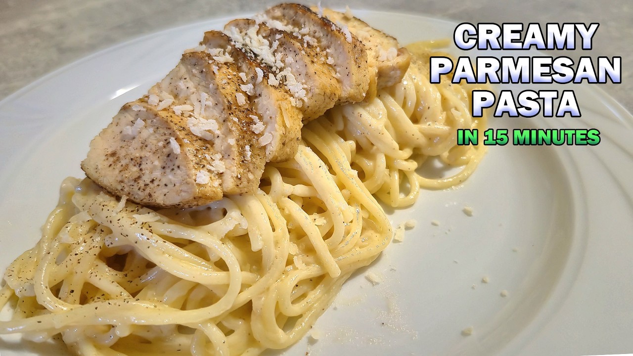 Creamy Parmesan Chicken Pasta – Ready in 15 Minutes!