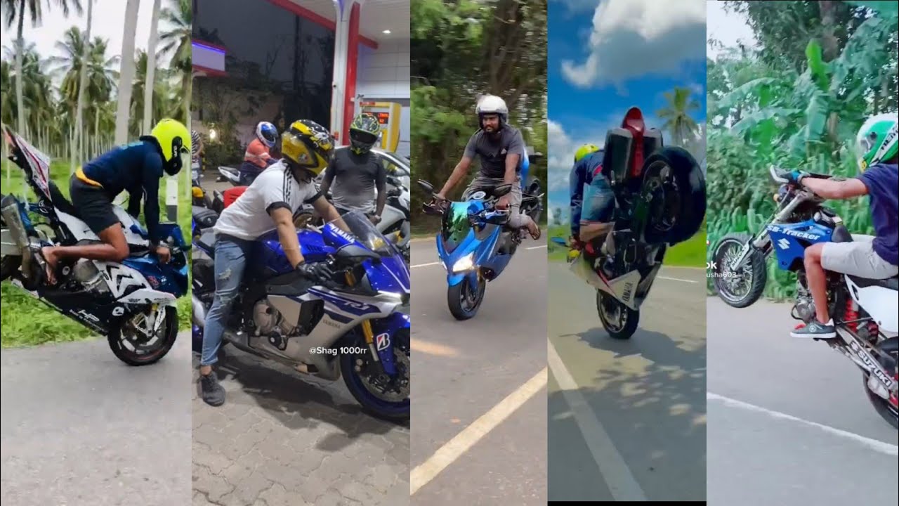 Sri Lankan High Capacity Bike Stunts Bike Wheel & Back Wheel