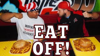 Messy Food Challenge Competition in New York (SLOPPY JOE EAT OFF!)