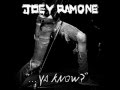 Joey ramonerock and roll is the answer