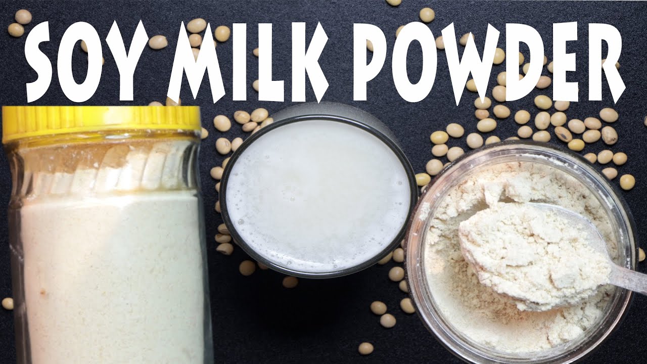 SOY MILK POWDER PREPARATION AT HOME HEALTHY PROTEIN SHAKE SOY MILK