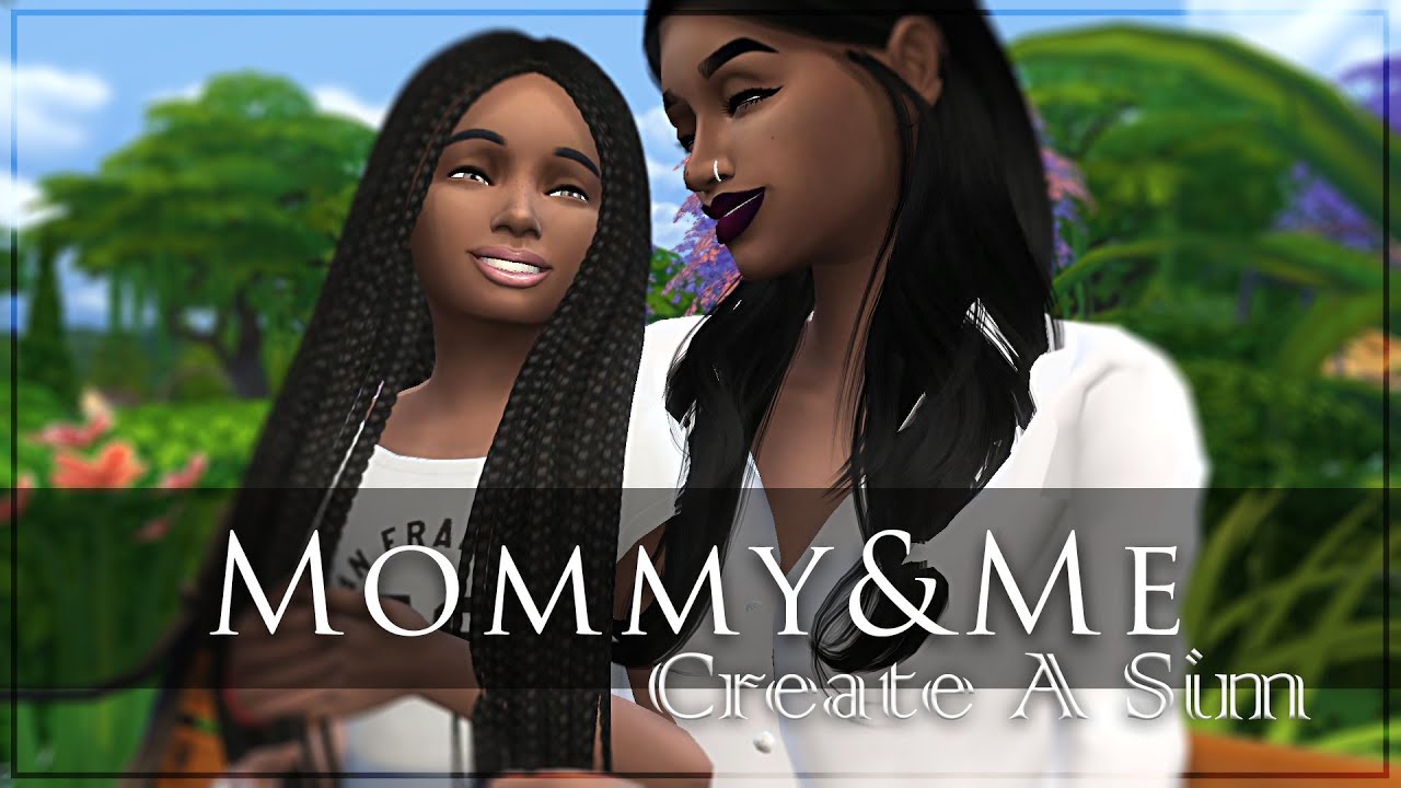 The Sims 4 Create A Sim: Mommy & Me - YouTube