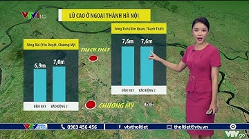 Bản tin thời tiết 19h45 - 09/09/2022: Lũ cao ở ngoại thành Hà Nội | VTVWDB