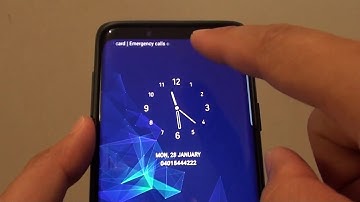 Samsung Galaxy S9: How to Change Lock Screen Clock Style