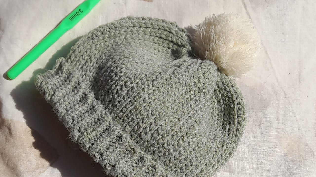 Crochet Baby Cap Easy 0 to 3 months | Cap for beginners | Slip Stitch ...