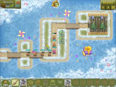 Garden Rescue Christmas level 1 General walkthrough