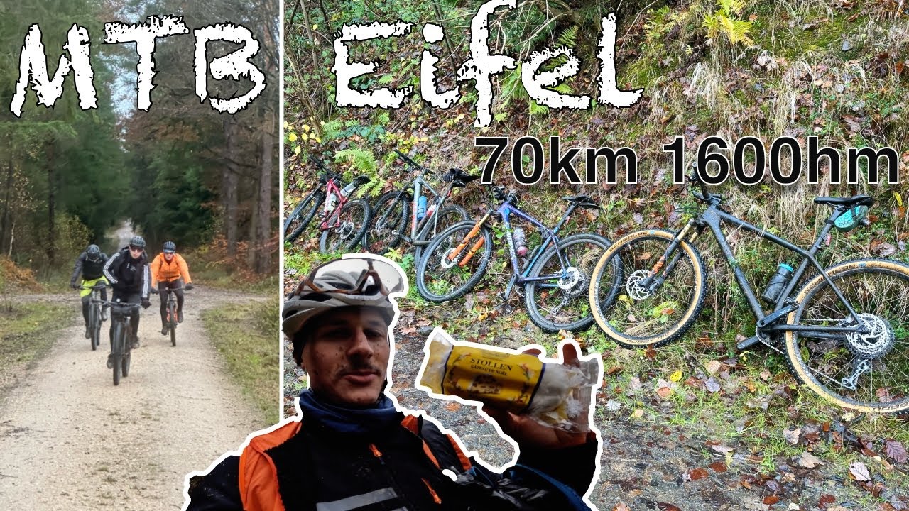 70km MTB in der kalten Eifel | Flussdurchquerung | Trails | Specialized  S-Works Epic Hardtail