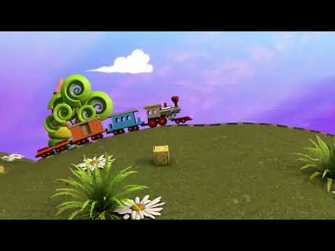 Happy Childhood: Cartoon Train Music - YouTube